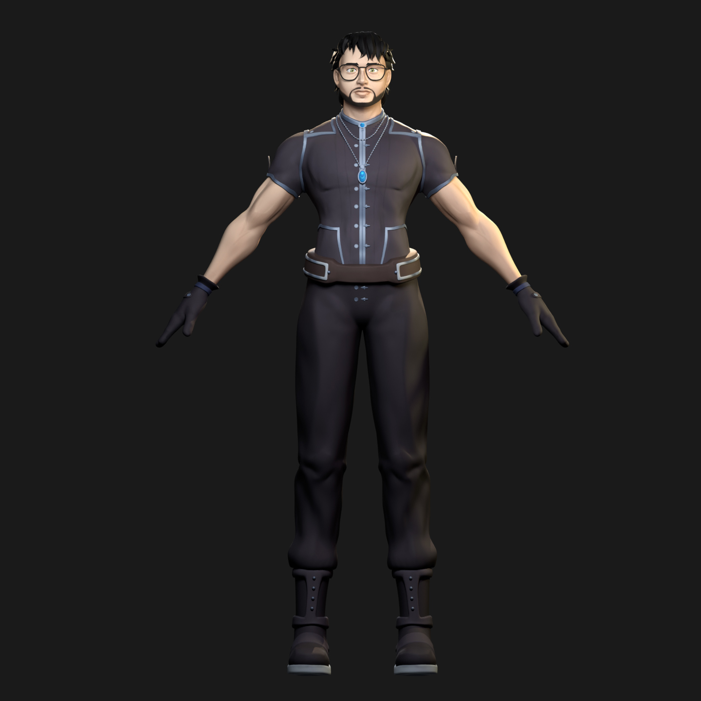 Arcane styled model - turnaround