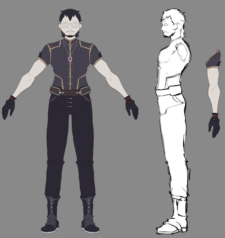 Arcane styled model - Body modeling reference
