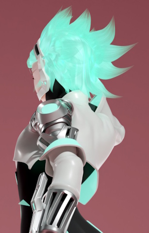 Holo - Back render