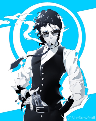 Illustration of my character Paco Revolver
